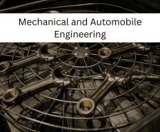 Mechanical and Automobile Engineering