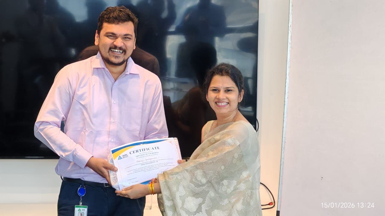 Employee Of the month – WeLearn India